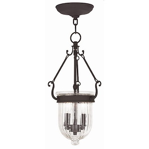 Coventry - 2 Light Pendant in Traditional Style - 9 Inches wide by 16.75 Inches high