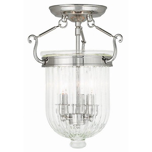 Coventry - 3 Light Flush Mount In Traditional Style-14 Inches Tall and 10 Inches Wide - 443963
