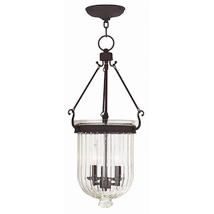 Coventry - 3 Light Pendant in Traditional Style - 12 Inches wide by 25 Inches high
