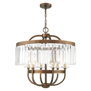 Ashton - 6 Light Chandelier-24.5 Inches Tall and 24 Inches Wide