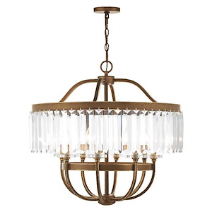 Ashton - 8 Light Chandelier-27 Inches Tall and 28 Inches Wide - 1306337