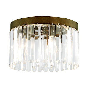 Ashton - 4 Light Flush Mount in Glam Style - 13.25 Inches wide by 8 Inches high - 443937