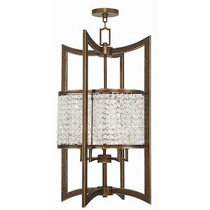 Grammercy - 5 Light Hanging Lantern in New Traditional Style - 17 Inches wide by 30.5 Inches high