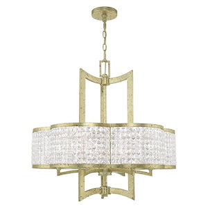 Grammercy - 6 Light Chandelier in New Traditional Style - 26 Inches wide by 26 Inches high