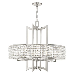 Grammercy - 8 Light Chandelier in New Traditional Style - 30 Inches wide by 27 Inches high