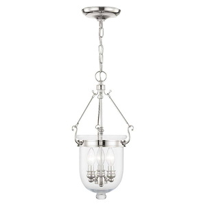 Jefferson - Height Chain Lantern in Traditional Style - 10 Inches wide by 20 Inches high