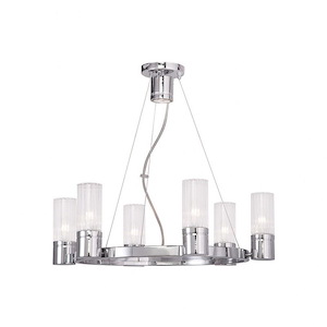 Midtown - 4 Light Chandelier in Contemporary Style - 20 Inches wide by 20 Inches high