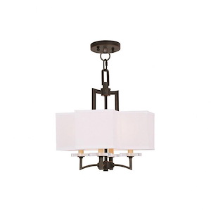 Woodland Park - Four Light Foyer in Traditional Style - 12 Inches wide by 20 Inches high