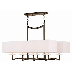 Woodland Park - Eight Light Chandelier in Traditional Style - 22 Inches wide by 20.75 Inches high