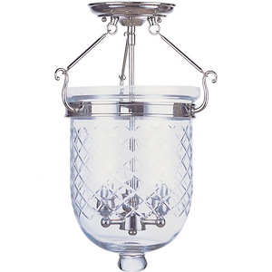 Jefferson - Three Light Semi-Flush Mount - 415302