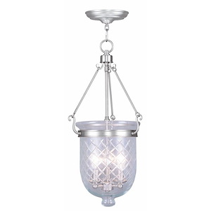 Jefferson - 3 Light Chain Lantern-25 Inches Tall and 12 Inches Wide