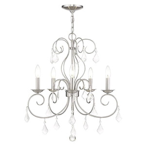 Donatella - 5 Light Chandelier in French Country Style - 22.38 Inches wide by 25.75 Inches high - 476925