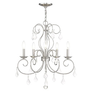 Donatella - 5 Light Chandelier in French Country Style - 22.38 Inches wide by 25.75 Inches high