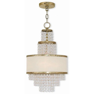 Prescott - 3 Light Mini Chandelier in Traditional Style - 11.75 Inches wide by 20 Inches high - 476918