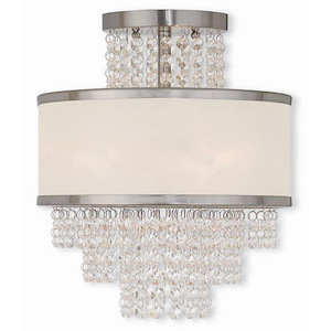Prescott - 3 Light Semi-Flush Mount in Traditional Style - 11.75 Inches wide by 13.38 Inches high