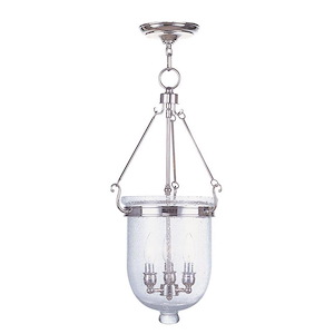 Jefferson - 3 Light Chain Lantern in Traditional Style - 12 Inches wide by 25 Inches high