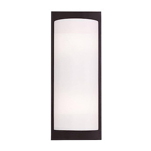 Meridian - 2 Light Wall Sconce in Modern Style - 6 Inches wide by 15 Inches high