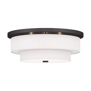 Meridian - 4 Light Flush Mount in Modern Style - 21.5 Inches wide by 8 Inches high - 443990