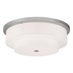 Meridian - 5 Light Flush Mount in Modern Style - 25.5 Inches wide by 9 Inches high