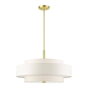 Meridian - 5 Light Chandelier in Modern Style - 24 Inches wide by 17 Inches high