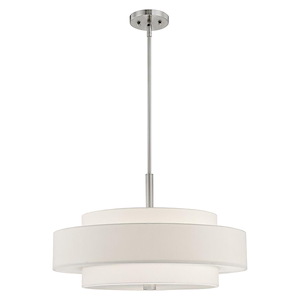 Meridian - 5 Light Pendant in Modern Style - 24 Inches wide by 17 Inches high