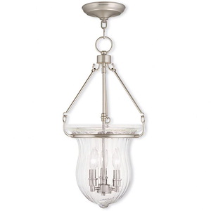 Andover - 3 Light Pendant in Farmhouse Style - 12 Inches wide by 22.5 Inches high