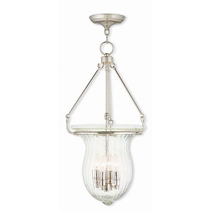 Andover - 4 Light Pendant-27 Inches Tall and 14 Inches Wide