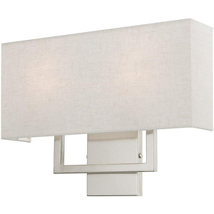 Pierson - 2 Light ADA Wall Sconce In Timeless Style-12 Inches Tall and 16 Inches Wide