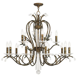 Serafina - 8 Light Chandelier in French Country Style - 33 Inches wide by 27.5 Inches high
