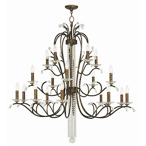 Serafina - 20 Light Chandelier in French Country Style - 46.5 Inches wide by 48 Inches high - 1018068