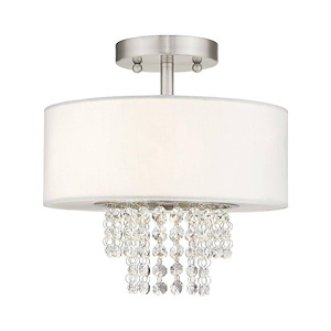 Carlisle - 2 Light Semi-Flush Mount in Contemporary Style - 11 Inches wide by 11.25 Inches high - 476891