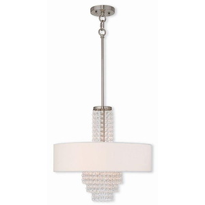 Carlisle - 4 Light Chandelier in Contemporary Style - 18 Inches wide by 23 Inches high