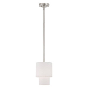 Claremont - 1 Light Mini Pendant in New Traditional Style - 7 Inches wide by 18 Inches high - 614610