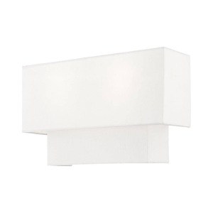 Claremont - 2 Light ADA Wall Sconce in New Traditional Style - 13 Inches wide by 8 Inches high - 614608