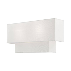 Claremont - 2 Light ADA Wall Sconce in New Traditional Style - 16 Inches wide by 8 Inches high