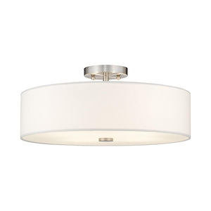 Meridian - 4 Light Semi-Flush Mount in Modern Style - 18 Inches wide by 8.13 Inches high - 476991