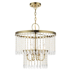 Elizabeth - 4 Light Pendant in Glam Style - 18 Inches wide by 19.5 Inches high
