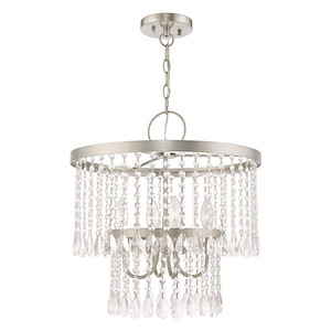 Elizabeth - 4 Light Pendant in Glam Style - 18 Inches wide by 19.5 Inches high