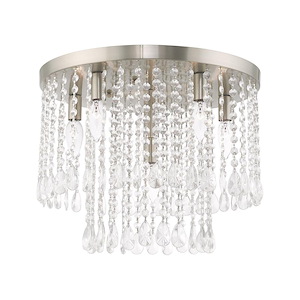 Elizabeth - 6 Light Flush Mount in Glam Style - 17.75 Inches wide by 13.75 Inches high - 735827