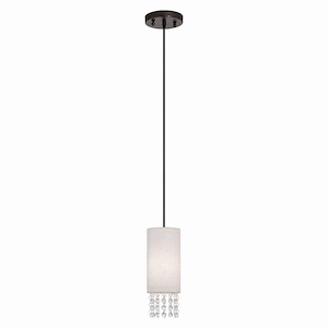 Carlisle - 1 Light Mini Pendant in Contemporary Style - 4.75 Inches wide by 12.5 Inches high