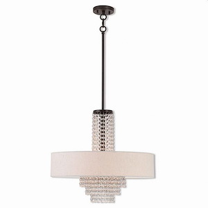 Carlisle - 5 Light Pendant in Contemporary Style - 22 Inches wide by 24 Inches high - 614595