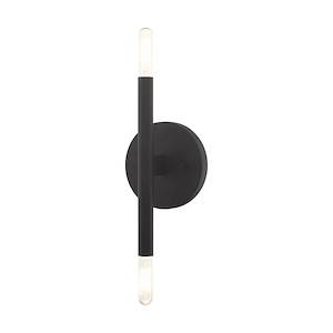 Copenhagen - 2 Light ADA Wall Sconce in Mid Century Modern Style - 16.25 Inches wide by 5.13 Inches high - 831766