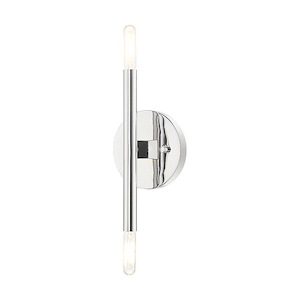 Copenhagen - 2 Light ADA Wall Sconce in Mid Century Modern Style - 16.25 Inches wide by 5.13 Inches high
