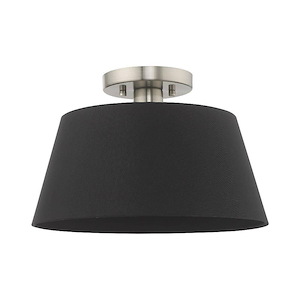 Belclaire - 1 Light Flush Mount in Contemporary Style - 13 Inches wide by 8.5 Inches high