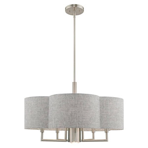 Kalmar - 6 Light Pendant in New Traditional Style - 24 Inches wide by 17.5 Inches high