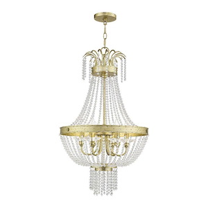 Valentina - 6 Light Pendant in French Country Style - 18.25 Inches wide by 32 Inches high - 476975