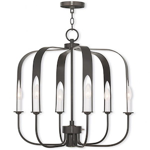 Addison - 7 Light Chandelier In Contemporary Style-23.5 Inches Tall and 25 Inches Wide