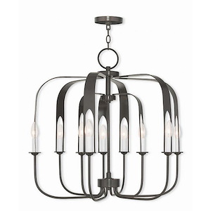 Addison - 9 Light Chandelier In Contemporary Style-25.25 Inches Tall and 28 Inches Wide - 1306339