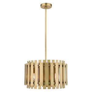 Greenwich - 5 Light Pendant in Mid Century Modern Style - 18 Inches wide by 18.5 Inches high - 735870