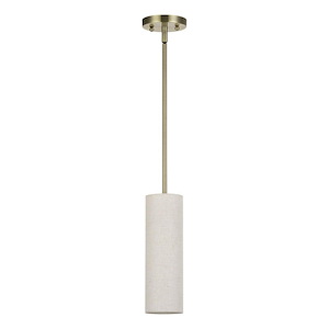 Monroe - 1 Light Mini Pendant-19 Inch Tall and 4.75 Inch Wide - 1391706